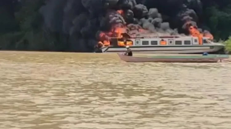 Speedboat Rute Tanjung Selor–Tarakan Dilaporkan Terbakar di Perairan Salimbatu