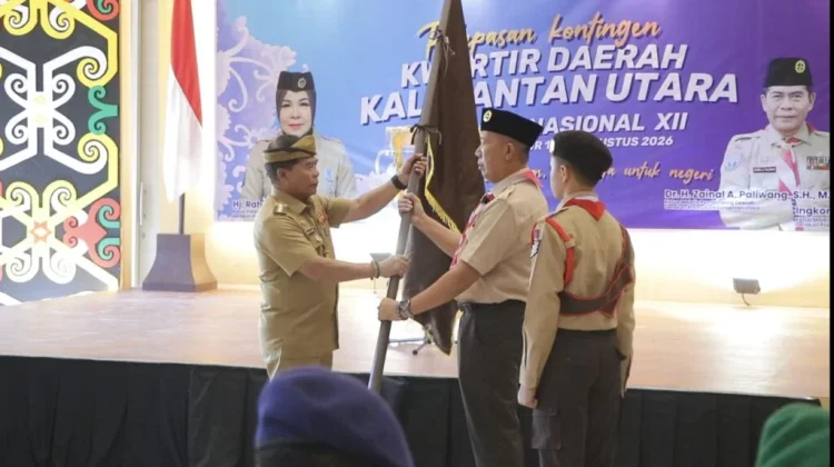 Kontingen Kaltara ke Jamnas XII 2026 Dilepas Gubernur