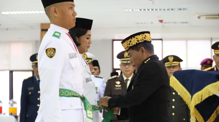 Paskibraka Kaltara 2026 Dikukuhkan, Gubernur Tegaskan Tugas Kibarkan Merah Putih