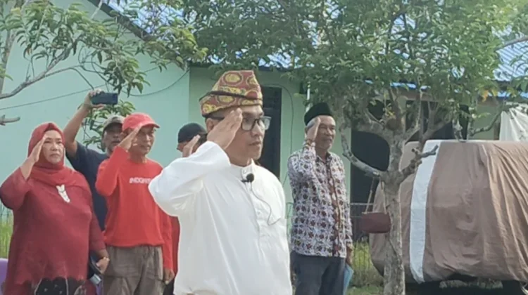 Tahun Kedua, BMKG dan Warga RT 43 Karang Anyar Upacara HUT RI Bersama
