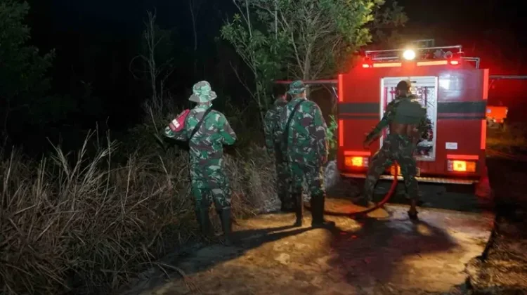 Bantu Penanganan Karhutla, Kodim 0907 Tarakan Siagakan Personel
