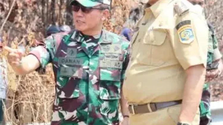 Kodim 0907 Tarakan Bantu Tangani Karhutla