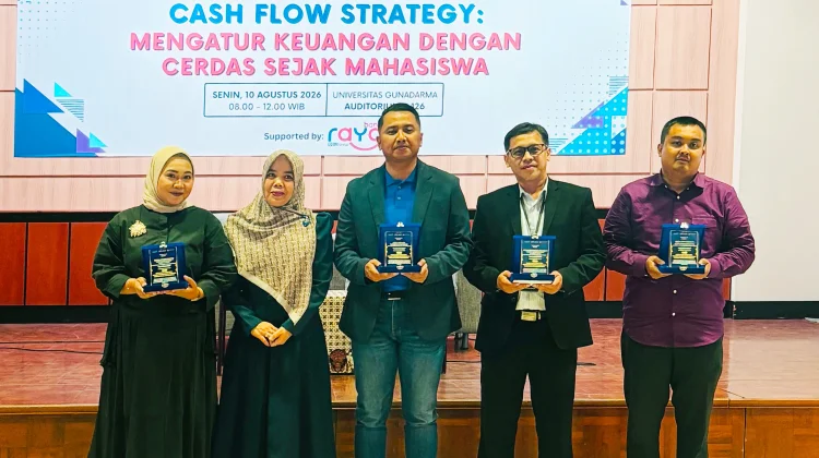 Inspiraya Goes to Campus Gunadarma Bank Raya Ajak Mahasiswa Cerdas Kelola Cash Flo