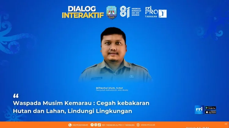 Penyuluh Kehutanan Ajak Warga Tarakan Stop Buka Lahan Dengan Membakar