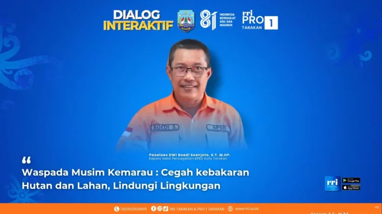 BPBD Tarakan Siagakan Personel Antisipasi Karhutla Musim Kering