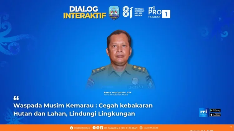 Polhut Tarakan Tegaskan Sanksi Hukum Bagi Pelaku Pembakaran Lahan