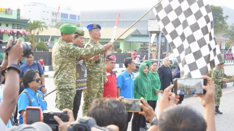 Kirab Merah Putih 2.026 Meter Semarakkan Peringatan Kemerdekaan di Kaltara