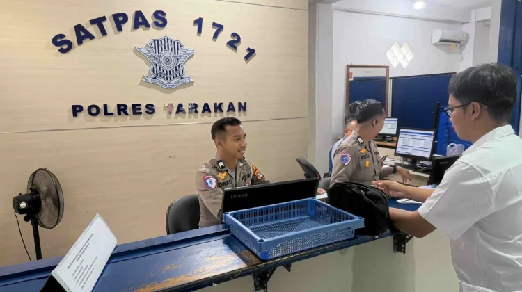 Pengguna Layanan SIM Online di Tarakan Meningkat