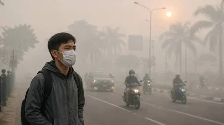 Kabut Asap, DLH Tarakan Imbau Masyarakat Gunakan Masker