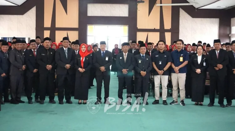 150 PNS Bulungan Terima Satyalancana, Bupati Tekankan Pengabdian Tak Boleh Kendor