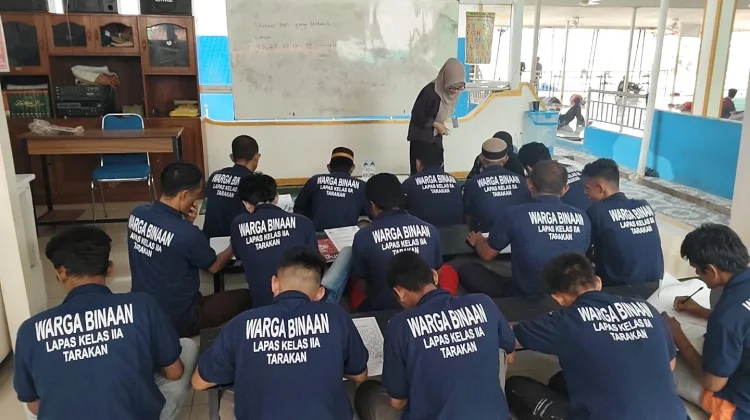 Lapas Tarakan Penuhi Hak Pendidikan Kesetaraan WBP