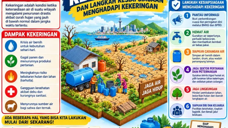 BPBD Tarakan Imbau Warga Waspadai Ancaman Kekeringan