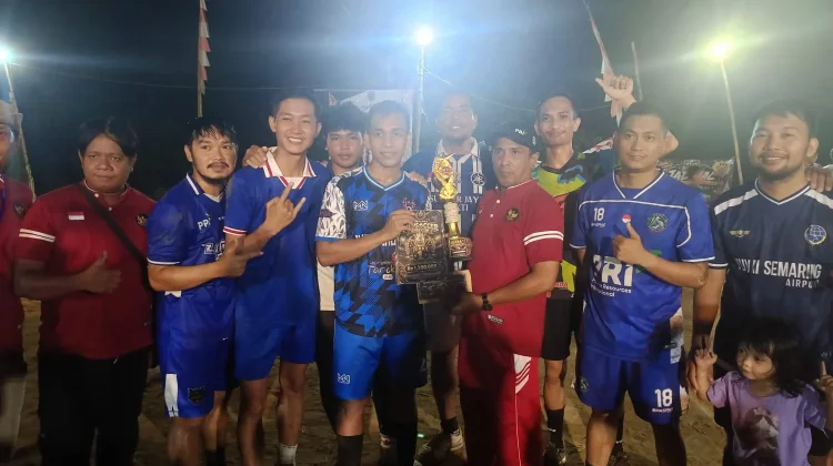 Sirenja Kunci Gelar Juara, Turnamen Mini Soccer RT 02 Juata Permai Sukses