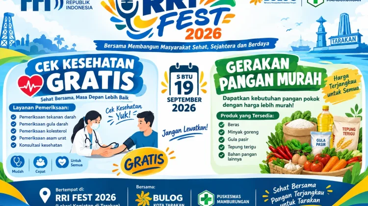 Cek Kesehatan Gratis dan GPM Ramaikan RRI Fest 2026