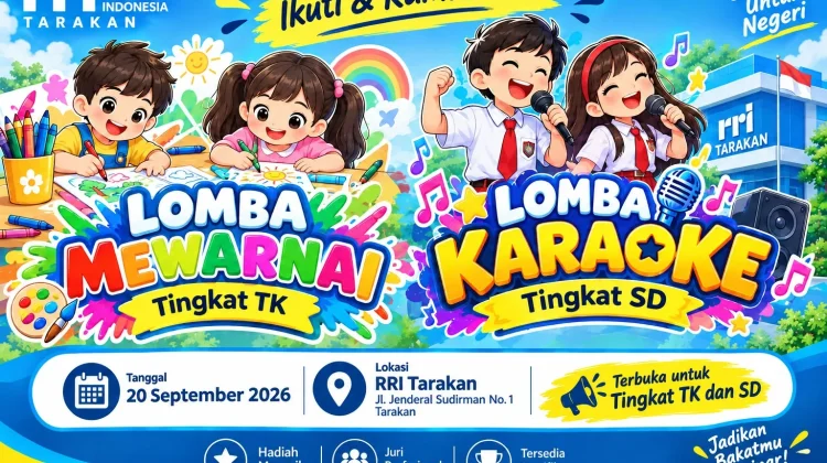 Lomba Karaoke Cilik dan Mewarnai Meriahkan RRI Fest 2026
