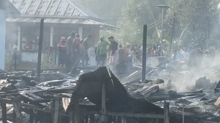 8 Bangunan di Karang Rejo Dilahap si Jago Merah