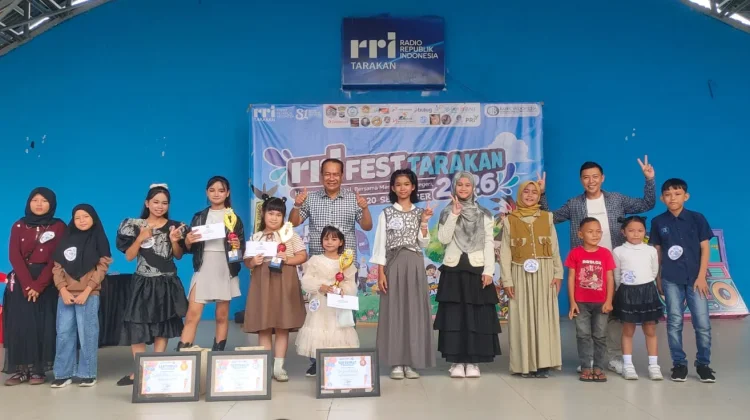 RRI Tarakan Sukses Gelar Lomba Karaoke Cilik, RRI Fest 2026