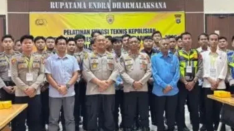 Polresta Bulungan Gelar Pelatihan Fungsi Teknik Kepolisian