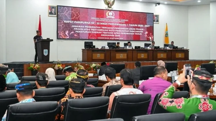 Pemprov Kaltara Sampaikan Jawaban Atas Pandangan Umum Fraksi terkait APBD 2026