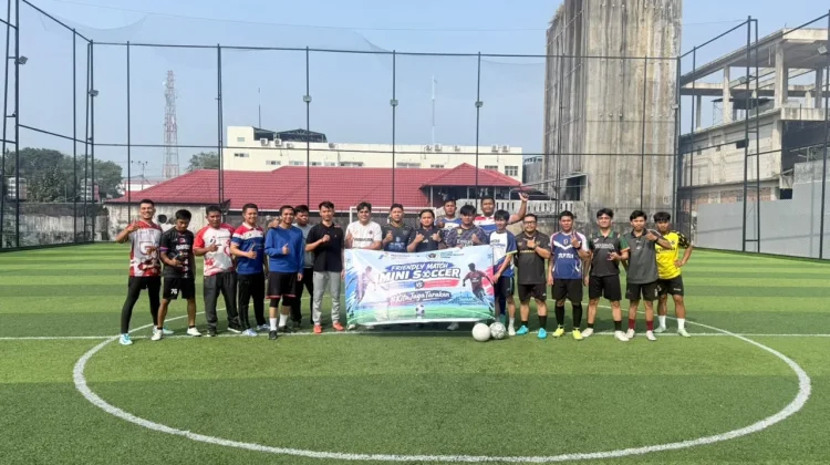 Eratkan Silaturahmi & Luruskan Informasi Gas Pipa, PGN-PWI Tarakan Gelar Mini Soccer