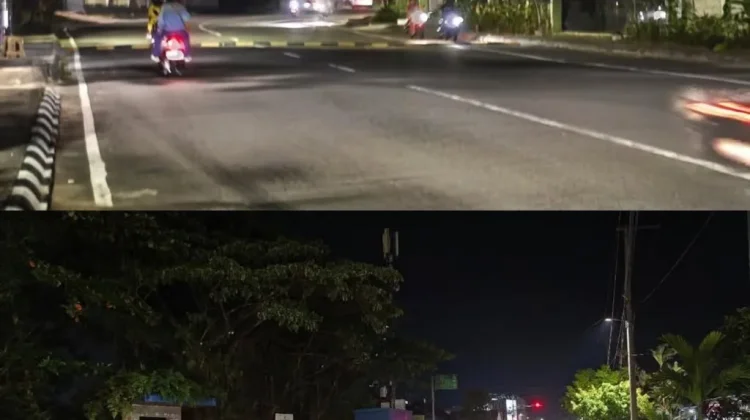 Kondisi Gelap dan Baru Dipasang, Warga Mengeluh Hampir Jatuh Akibat Speed Bump