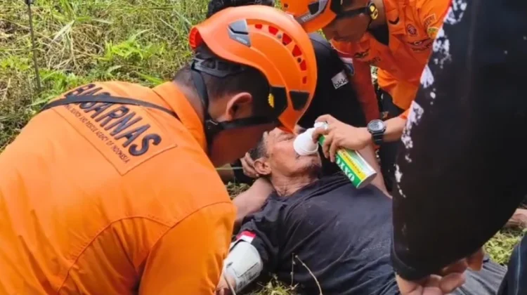 Tim SAR Gabungan Temukan Kakek yang Hilang di Hutan Juwata Kerikil Kondisi Selamat