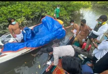 Mayat Pria Misterius Ditemukan Mengapung di Sungai Mangkupalas