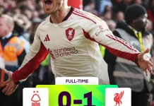 Liverpool Menang Dramatis di City Ground, Gol Injury Time Menentukan Nasib Laga