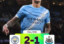 Manchester City Tekuk Newcastle United 2–1, The Citizens Tempel Puncak Klasemen