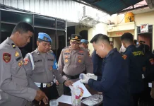 Gelar Tes Urine Personel, Hasil Tes Negatif Narkotika