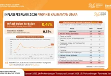 Harga Emas dan Cabai Melambung, Inflasi Kaltara Sentuh 0,47 Persen
