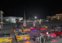 Serunya Keliling Taman Berkampung Tarakan Pakai Mobil Mainan Kekinian