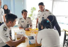 Menyambut Puncak Peringatan HBP, Petugas dan WBL Laksanakan Test Urine