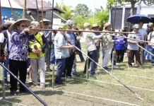Turnamen Sumpit pada Pesta Panen Teras Nawang, Jaga Warisan Budaya