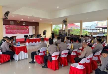 Dirbinmas Polda Kaltara Pimpin Apel Bhabinkamtibmas Polres Tarakan