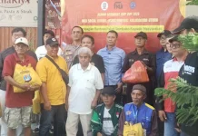 Korwil KSBSI Kaltara Berbagi Sembako di Momen May Day