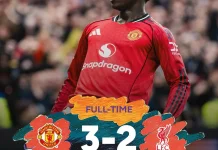 Drama 5 Gol di Old Trafford: Manchester United 3-2 Liverpool