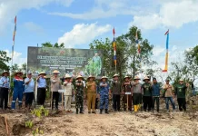 Aksi Tanam Pohon Serentak, Kodim Tarakan Ajak Masyarakat Peduli Lingkungan