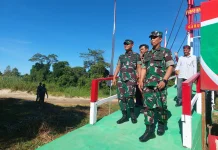 Jembatan Perintis Garuda Putus Isolasi 3 RT di Sajau Hilir