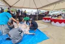 Wujud Kepedulian Sesama, Polres Tarakan Turut Berkurban