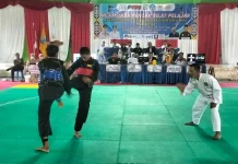 108 Atlet Ramaikan Kejuaraan Provinsi Pencak Silat Pelajar Kaltara