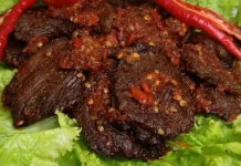 Sedia Stok Daging? Yuk Buat Dendeng Balado!
