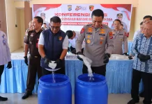 Ribuan Gram Sabu dari 97 Tersangka Dimusnahkan, 120.209 Jiwa Diselamatkan
