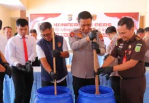 Polda Mengungkap 63 Kasus Narkoba Periode Mei hingga Juni 2026