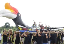 Gubernur Ajak Generasi Muda Jaga Nilai Budaya Dayak Kenyah