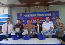 Ditpolairud Gagalkan Penyeludupan Sabu Malaysia 3,1 Kg