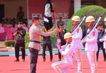 Irjen Pol Agus Wijayanto Resmi Pimpin Polda Kaltara, Tongkat Komando Berpindah