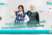 Kisah Sukses Epi Ubah Hobi Face Painting Jadi Cuan di Kaltara