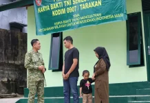 Dandim 0907/Tarakan Serahkan Bantuan RTLH