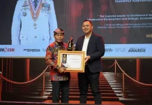 Bangun Perbatasan, Gubernur Diguyur Dua Penghargaan Nasional IPSEA 2026